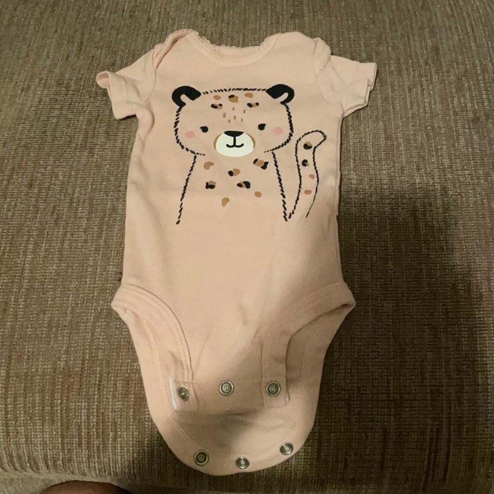 Newborn fox girl onesie